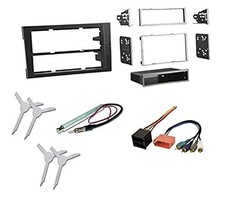 Double or Single Din Car Stereo Install Dash Kit, Wire Harness, Radio picture