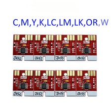 Single Chip Permanent for Mimaki JV33 CJV30 SS21 Cartridge C/M/Y/K/LC/LM/LK/OR/W picture