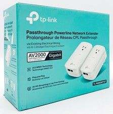 TP-Link TL-PA9020P KIT AV2000 Powerline Ethernet Adapter W/ 2 Gigabit Ports picture