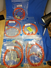 Lot of 5 CTG 2m Sc-sc 62.5/125 Mm Om1 Fiber Cable (09114)  ORANGE *Free Ship* picture