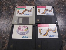 Lot of (4) Vintage Zoltrix Audio Plus 3200 Software 3.5