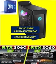 LENOVO LEGION i7-11700K 1TB SSD 32GB Gaming Desktop PC RTX 5060Ti 5070 4070 4060 picture
