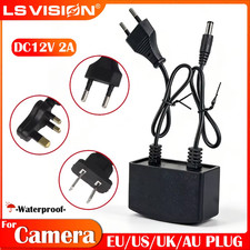 Qualified CCTV Power Supply Adapter AC 110-240V to DC12V 2A Plastic Power Supply picture