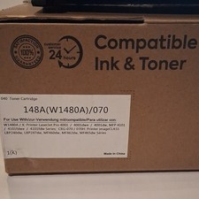 W1480A 148A 070 Black Compatible Laser Toner, Lot of 2 for HP/Canon picture