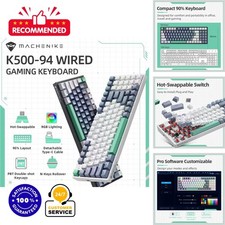 MACHENIKE K500 Mechanical Gaming Keyboard 94 Keys 90% Layout RGB Hot Swappable picture