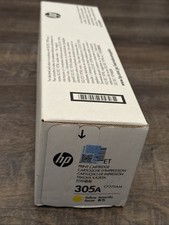 HP 305A Yellow Original LaserJet Toner Cartridge, CE412A Genuine Sealed picture