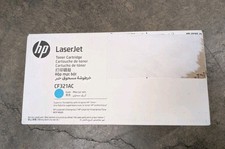 NEW HP 653A Cyan Toner Cartridge CF321A CF321AC LaserJet Genuine Sealed Box picture