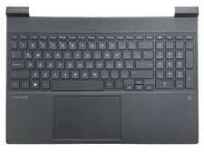 New For HP Victus Gaming 15-FA TPN-Q278 Palmrest cover W/ keyboard/Bottom cased picture