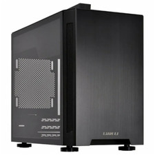 LIAN-LI Mini-ITX PC Computer SFF Case PC-TU150 Aluminum TG Black PC-TU150WX picture