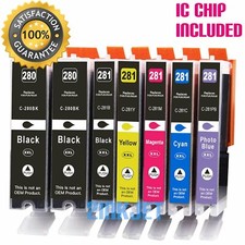 7pk PGI-280 XXL CLI-281 XXL Ink for Canon Pixma TS8120 TS8220 TS8320 TS8322 picture
