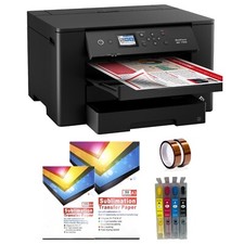 Wide Format Sublimation Printer Bundle Epson WF-7310 with A3 sublimation paper picture