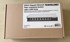 Intellinet 8-Port Gigabit Ethernet PoE+ Industrial Switch with 2 SFP Ports NIB. picture
