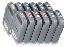 Genuine Ink Canon iPF8000 iPF9000 S / PFI-701 INK 700ml MBK PGY GY PM PC Y R picture