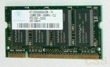 RAM Nanya PC2100S 128MB DDR 266 MHz 7K CL2 Laptop Computer Memory picture