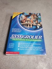 2002 Grolier Multimedia Encyclopedia PC Software picture
