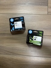 2023 Genuine OEM HP 63XL Black Ink Tank Tri Color Ink F6U64AN Sealed Box 2pc picture