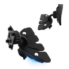 CD Slot Mount for Carplay Screen 360° Rotatable,Carplay Screen Mount with Triang picture