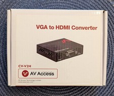 AV Access CV-V2H VGA & Stereo Audio to HDMI Converter - BRAND NEW picture