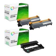 TCT For Dell E310dw E514dw E515dn E515dw 2 Black Toner Cartridge and Drum Unit picture