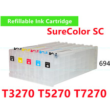 5 Empty Refillable Ink Cartridge for T694 694 for T3270 T5270 T7270 with chip picture