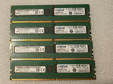 LOT OF 4 x 8GB Micron 32GB DDR4 PC4-2133P  MTA18ASF1G72PZ-2G1A2IG Server Memory picture