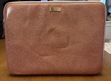 Kate Spade Rose Glitter Padded Zippered Laptop Sleeve 13