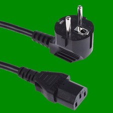 1M 16A EU 2 Pin Schuko Kettle C13 Power Cable Cord Lead 250V picture