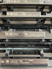 10 Genuine HP Empty Virgin HP 58A Toner Cartridges with OEM Chip picture