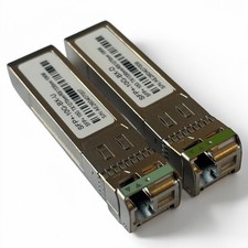 Lot of 2 SFP+ 10G BiDi Modules | BX‑U/BX‑D | 1270/1330nm 10km | Cisco Compatible picture