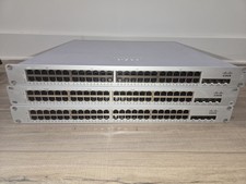 QTY 2 - Cisco Meraki MS250-48LP - 52 Ports Fully Managed Ethernet Switch picture