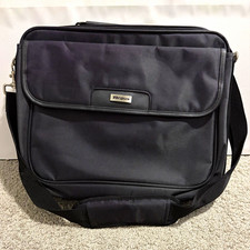 Targus Padded Black Nylon Shoulder/Messenger Laptop Bag 16in w/ Partitions picture
