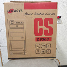 Logisys CS308 OCS-308 ATX Mid Tower Case Ruby Red/Black w/ 480W PSU, USB/Audio picture