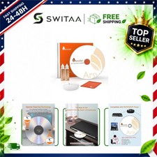 Arsvita CD/DVD Laser Lens Cleaner Disc, Dual-Brush Cleaning System ARCD-04 picture