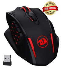 Ratón para juegos RGB, 16.000 DPI, con cable o inalámbrico, batería de 45 horas picture