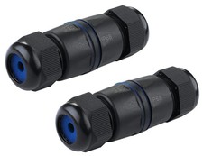 Conector RJ45 impermeable (paquete de 2), acoplador Cat6/Cat5E/Cat5 blindado IP6 picture
