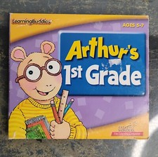 Arthur's 1st Grade Ages 5-7 CD ROM LearningBuddies 1999 Windows/Mac Vintage Game picture