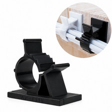 Self Adhesive Cable Organizer Clips Adjustable Cord Holder Wire Management Clamp picture
