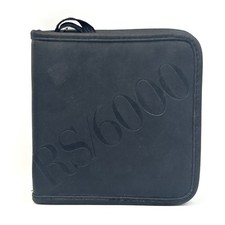 Vintage IBM RS/6000 Case Logic CD DVD Storage Wallet 1990s Computer Promo Black picture