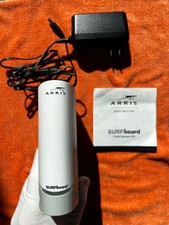 ARRIS SURFboard S33v2 DOCSIS 3.1 White Cable Modem W / Power Cord TESTED picture