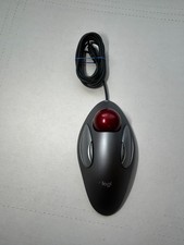 Logitech Trackman Marble USB Trackball Mouse Ergonomic - T-BC21 Cleaned - Tested picture