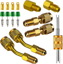 R410A Adapter for Mini Split System,5/16 Female SAE to 1/4 Male Flare,1/2’’ to 1 picture