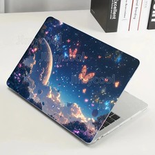 2 Pieces of Material Fantasy Night Designed Laptop Scratch Resistant Laptop Case picture