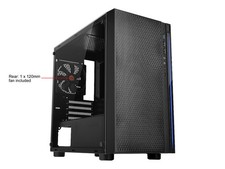 Thermaltake Versa H18 Tempered Glass Black SPCC Micro ATX Gaming Computer Case picture