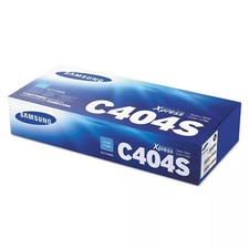 Genuine OEM Samsung/HP CLT-C404S Cyan/Blue Toner Cartridge (ST970A) picture