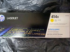 Genuine HP LaserJet 414X W2022X Yellow Toner Cartridge Sealed Brand New picture
