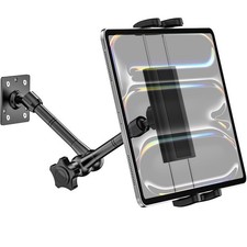 Dosvsi Tablet Wall Holder, Metal Magic Arm Tablet Wall Mount, Drill Base Phone W picture