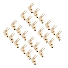 Corrosion Resistant Gold Copper Banana Jack Connector for Hifi Audio picture