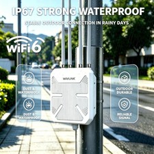 Wavlink WiFi 6 Router 1800Mbps Wireless Router High Speed Outdoor Long Extender picture