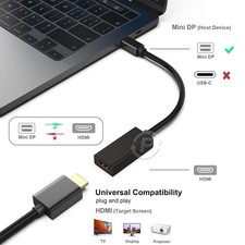 Genuine Microsoft Mini DisplayPort/Thunderbolt to HDMI Adapter Laptop Display TV picture