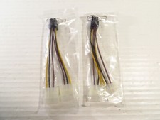 EVGA 6-Pin to Splittera 3-Pin Power Cable 601-EV-1009-R1, Lot of 2, New picture